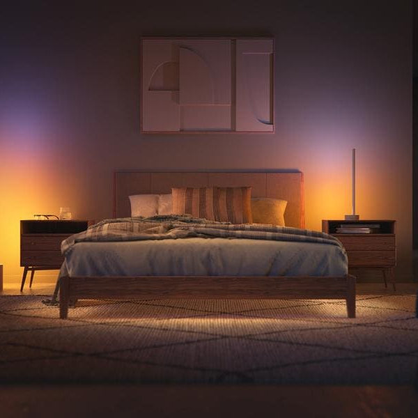 Philips Hue Gradient Signe Stehleuchte Oak