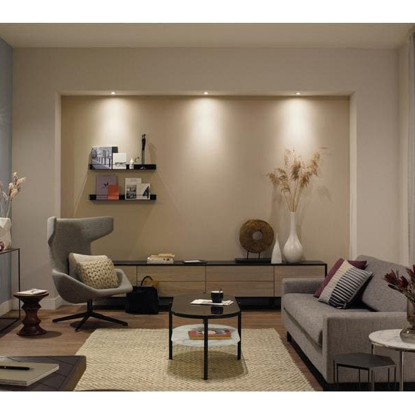 Philips Hue White Ambiance Milliskin Einbauspot 3er-Pack Rund Weiss