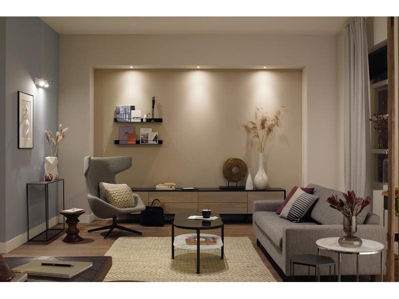 Philips Hue White Ambiance Milliskin Einbauspot 3er-Pack Rund Weiss