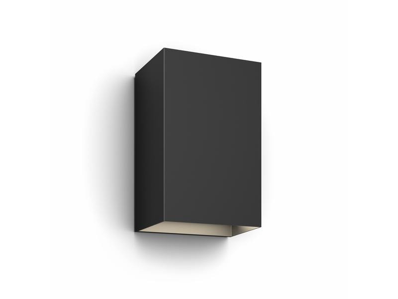 Philips Hue White &amp; Color Ambiance Outdoor Resonate Wandleuchte Schwarz