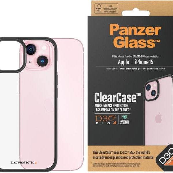 Panzerglass Back Cover ClearCase iPhone 15