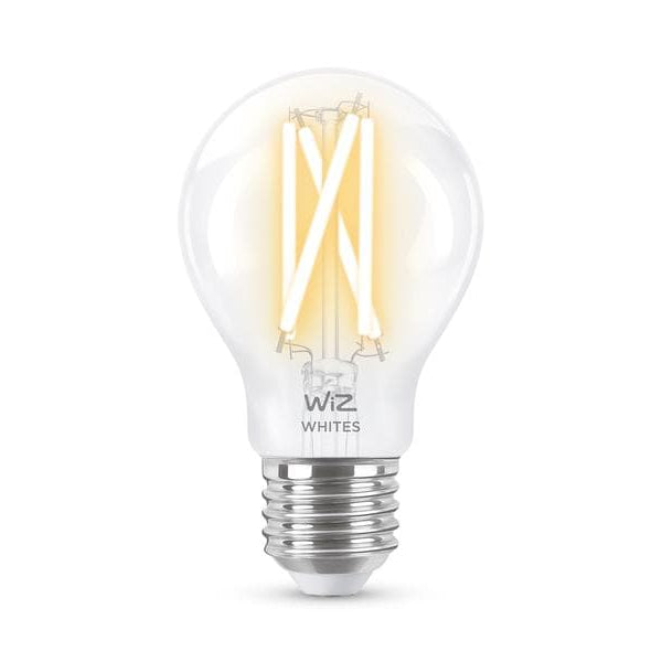 WiZ Leuchtmittel 7W (60W) E27 A60 Filament Clear Doppelpack