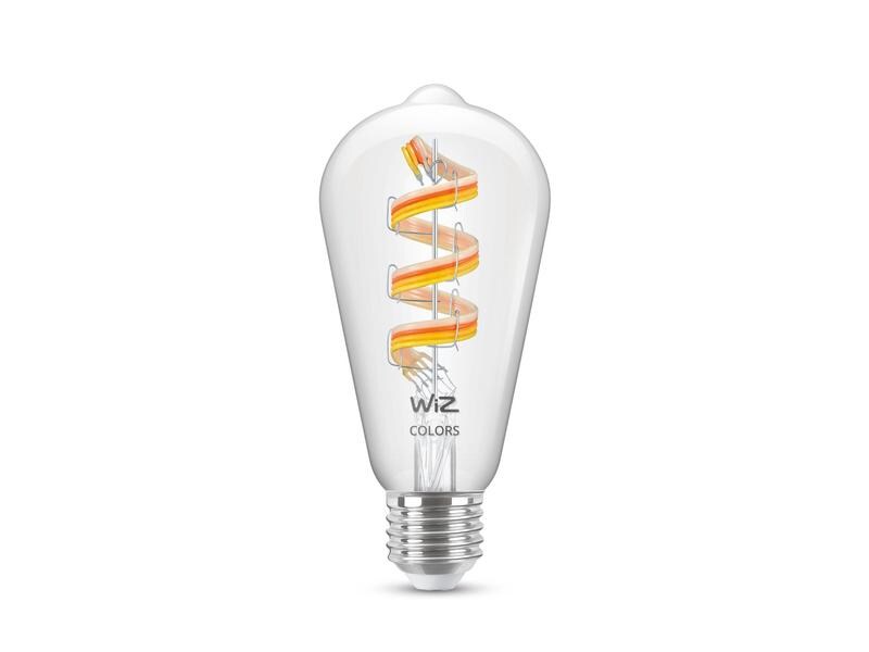 WiZ Leuchtmittel 6.3W (40W) E27 ST64 Tunable White &amp; Color