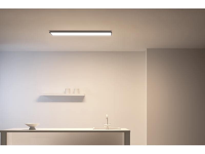 WiZ Panel Tunable White Deckenleuchte Rechteckig Schwarz 3400 lm