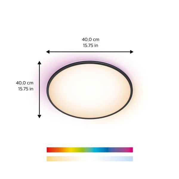 WiZ Rune Tunable White & Color Deckenleuchte 2100 lm Schwarz