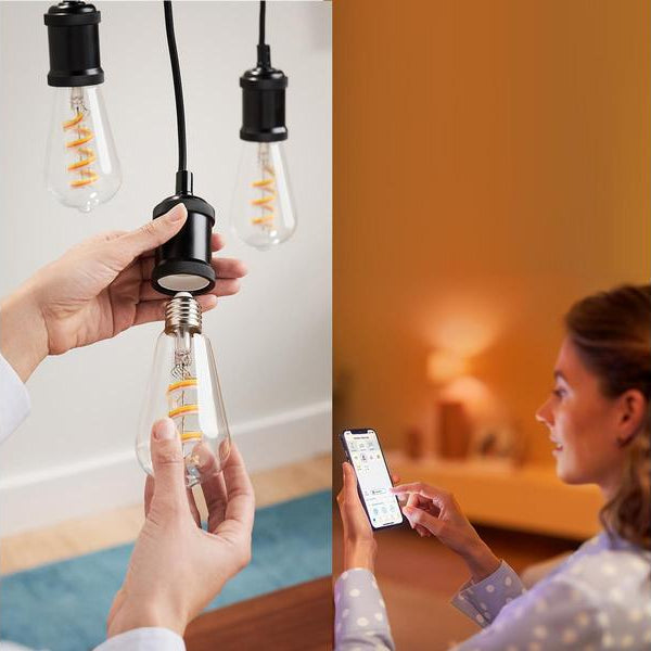 WiZ Leuchtmittel 6.3W (40W) E27 ST64 Tunable White & Color