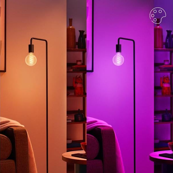 WiZ Leuchtmittel 6.3W (40W) E27 G95 Tunable White & Color