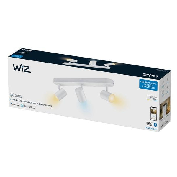 WiZ Aufbauspot IMAGEO, 3 x 5 W, Weiss, BT