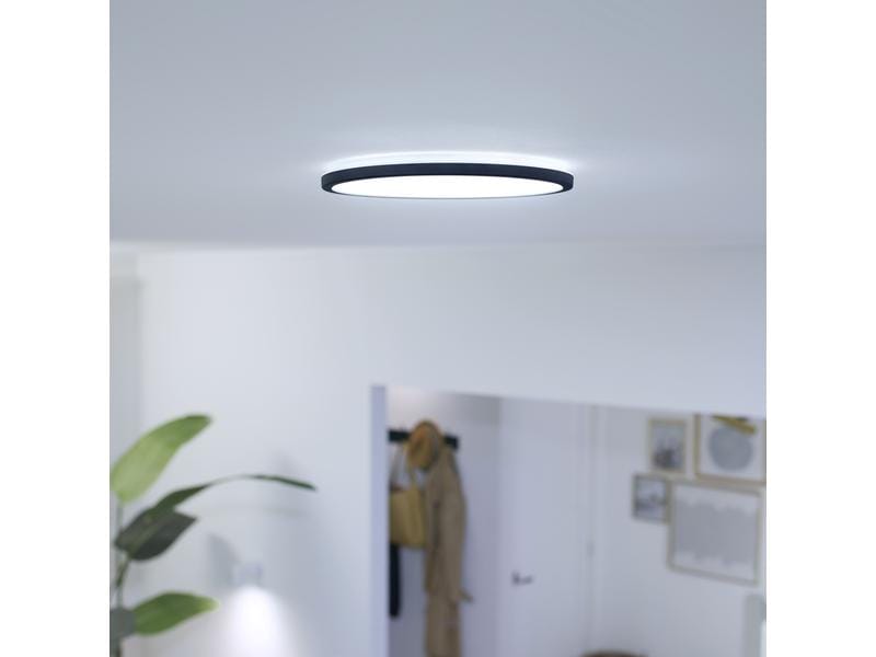 WiZ Superslim Tunable White Deckenleuchte 1300 lm Schwarz