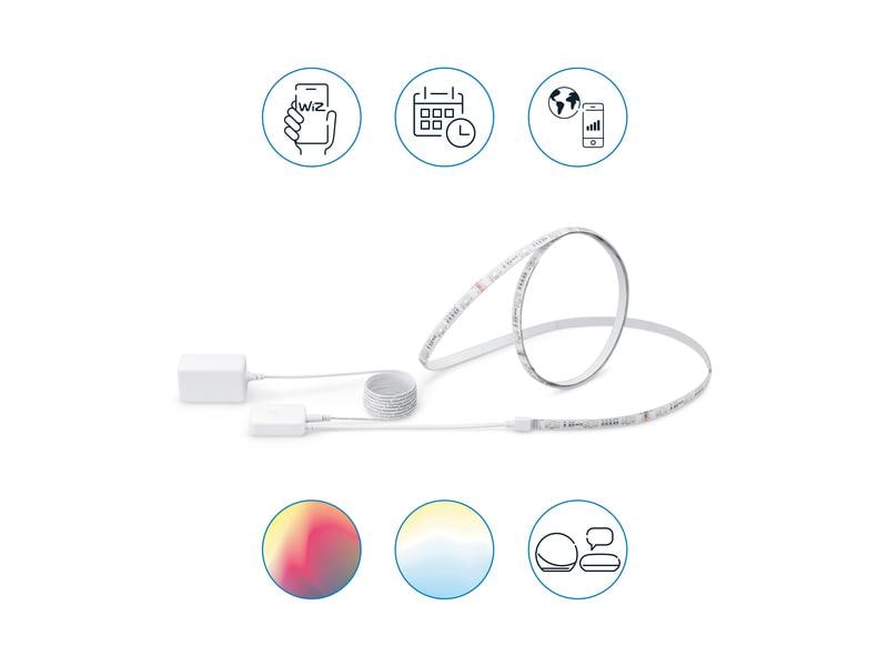 WiZ LED Stripe 20W 2m Tunable White &amp; Color Einzelpack