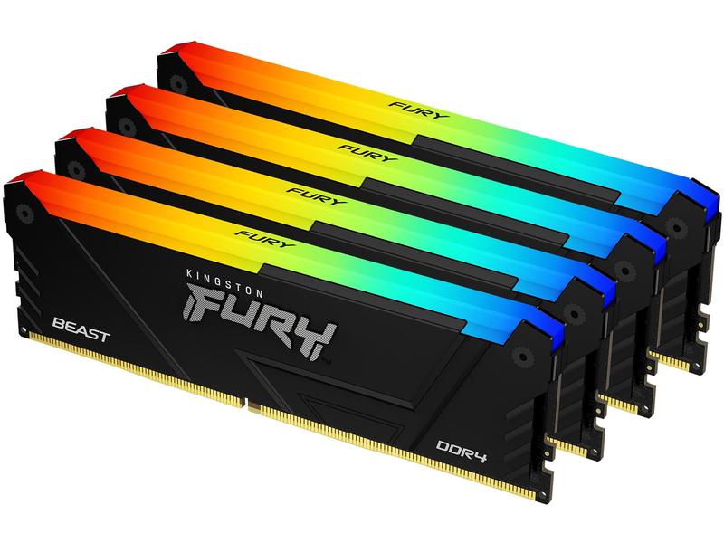 Kingston DDR4-RAM Fury Beast RGB 3200 MHz 4x 8 GB