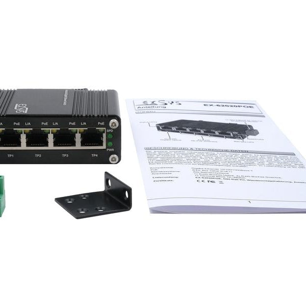 Exsys PoE Switch EX-62020POE 5 Port