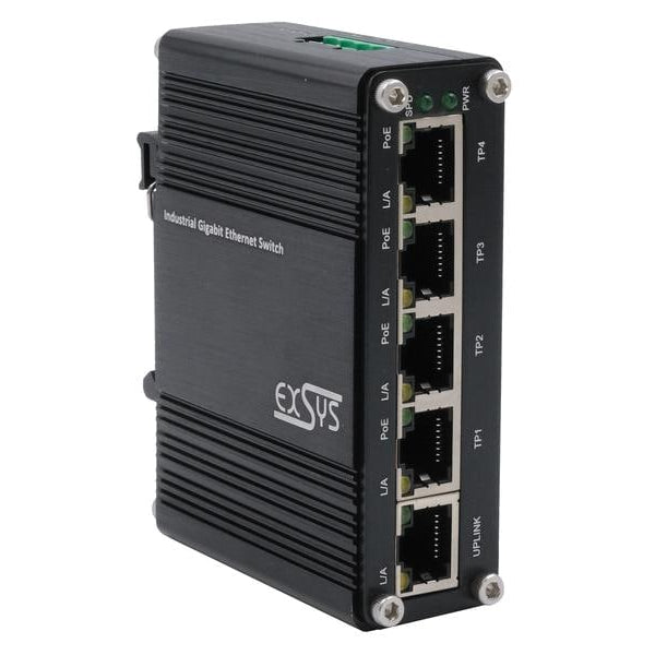 Exsys PoE Switch EX-62020POE 5 Port