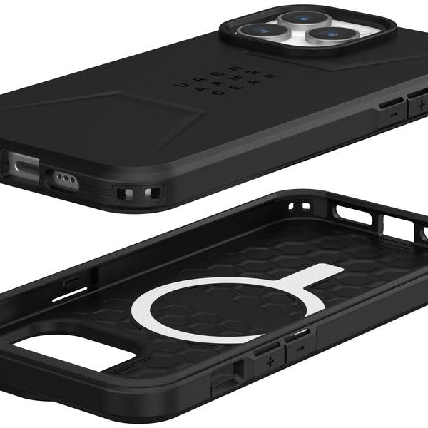 UAG Back Cover Civilian Case iPhone 15 Pro Max Black