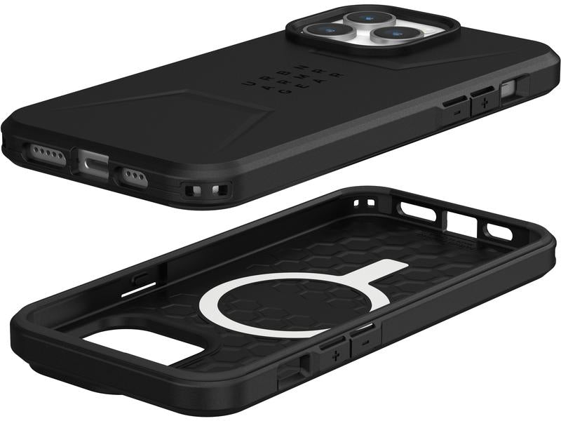 UAG Back Cover Civilian Case iPhone 15 Pro Max Black