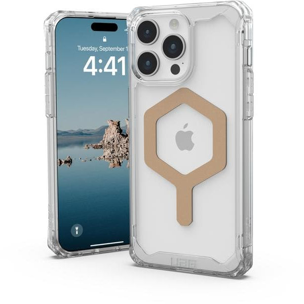 UAG Back Cover Plyo MagSafe Apple iPhone 15 Pro Max Ice/Gold