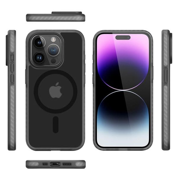 Nevox StyleShell INVISIO MagSafe iPhone 15 Pro Schwarz