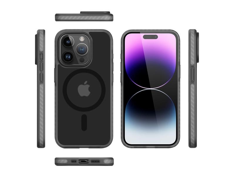 Nevox StyleShell INVISIO MagSafe iPhone 15 Pro Schwarz