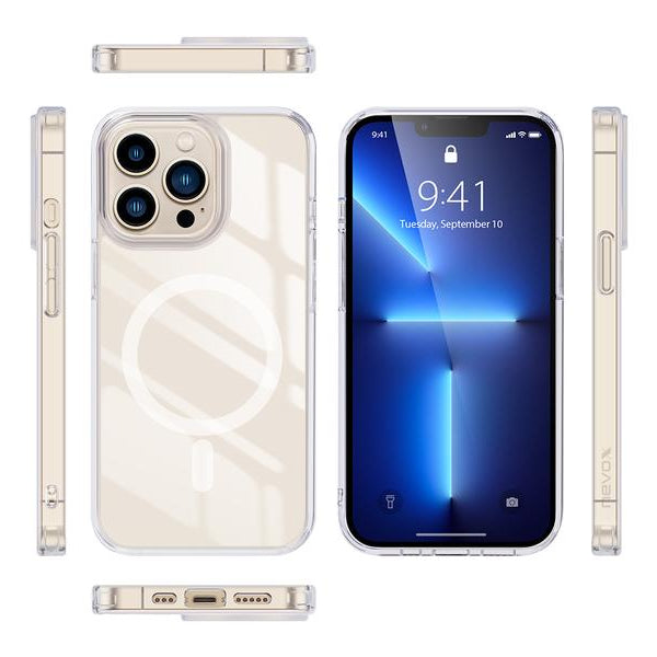 Nevox StyleShell SHOCKFlex MagSafe iPhone 15 Pro Transparent