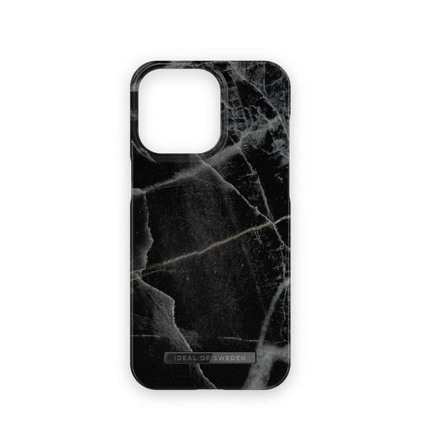 Ideal of Sweden Back Cover Black Thunder Marble iPhone 15 Pro Max