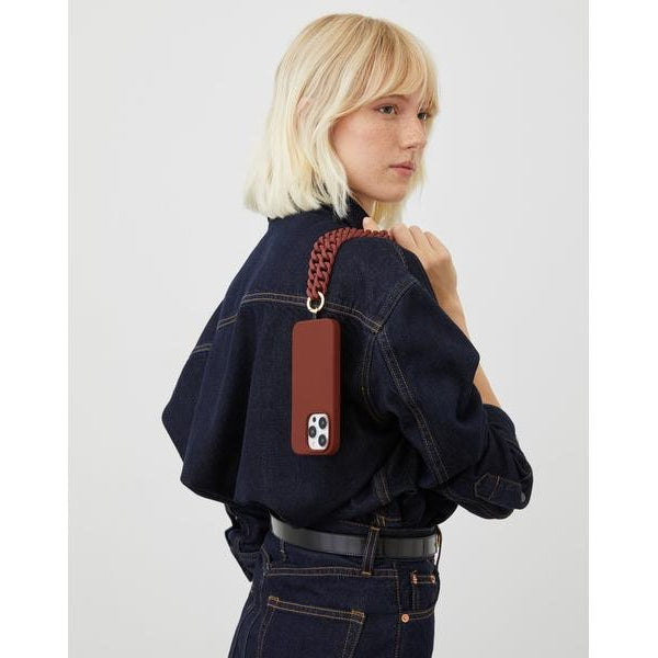 Ideal of Sweden Back Cover Silicone iPhone 15 Plus Dark Amber