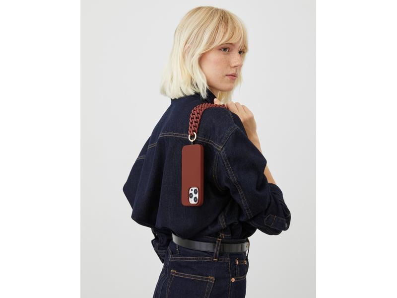 Ideal of Sweden Back Cover Silicone iPhone 15 Plus Dark Amber