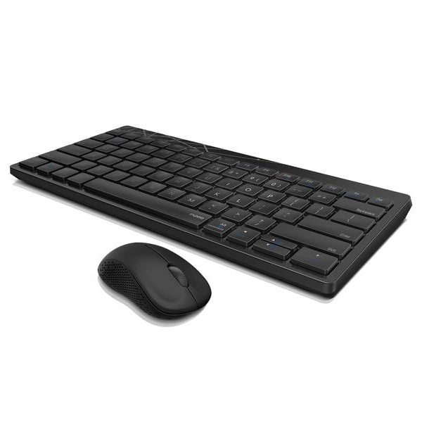 Rapoo Tastatur-Maus-Set 8000M Schwarz/Grau