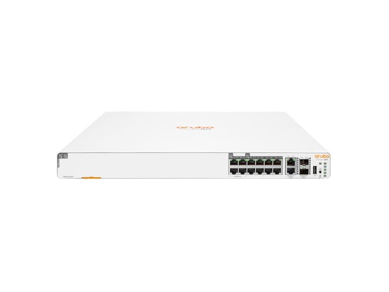 HPE Aruba Networking PoE+ Switch 1960-2P-2.5G-8P-1G 16 Port