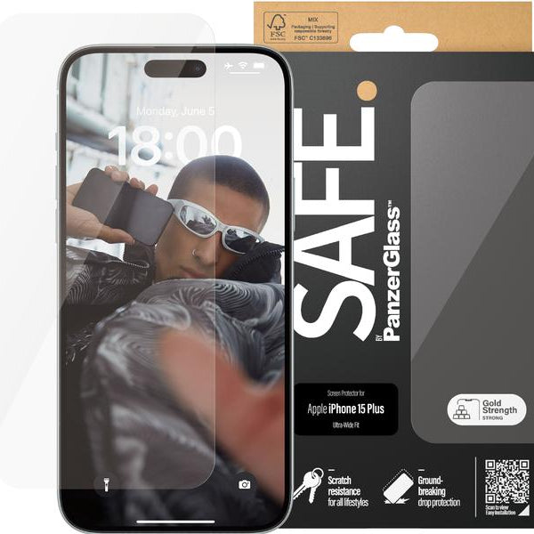 SAFE. Displayschutz Ultra Wide Fit iPhone 15 Plus
