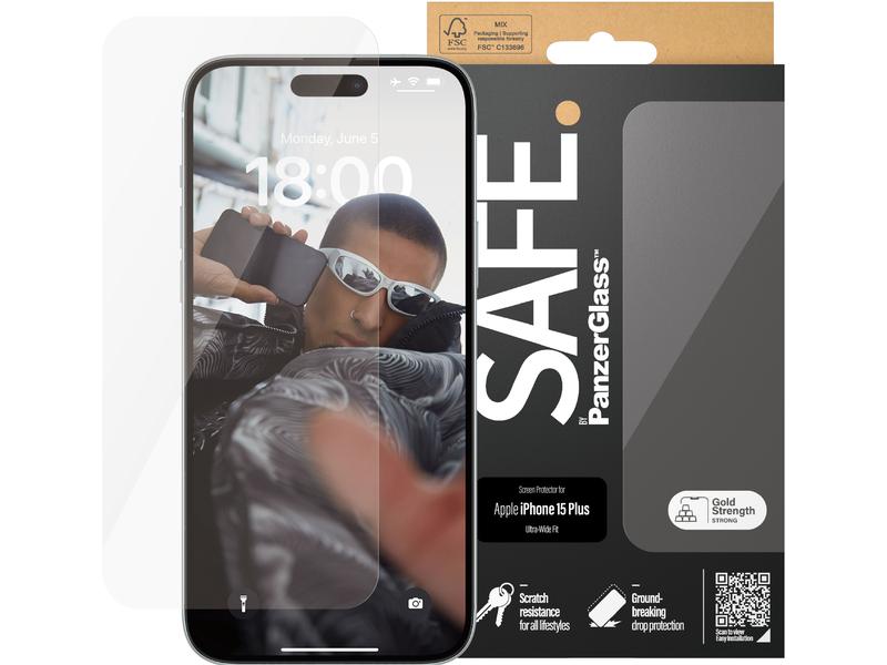 SAFE. Displayschutz Ultra Wide Fit iPhone 15 Plus