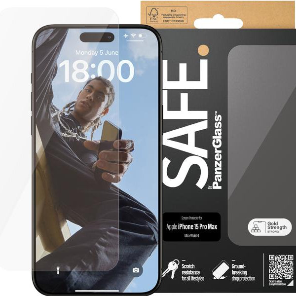 SAFE. Displayschutz Ultra Wide Fit iPhone 15 Pro Max