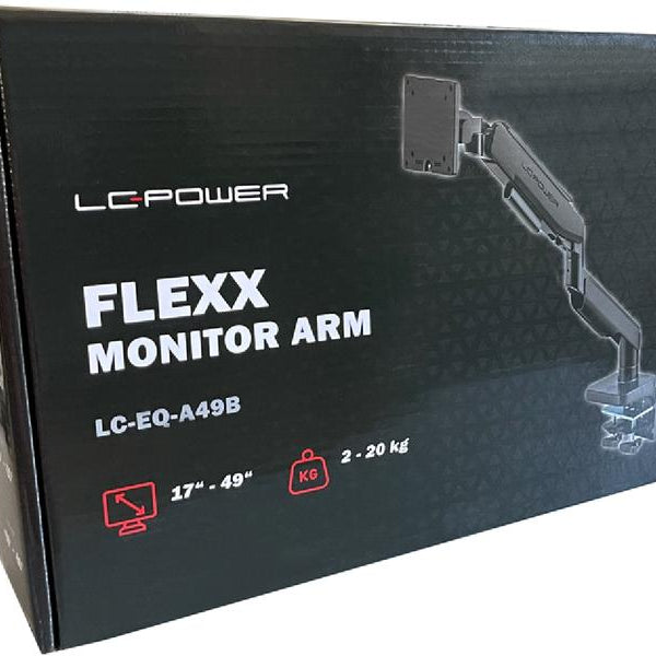 LC-Power Tischhalterung LC-EQ-A49B bis 20 kg – Schwarz