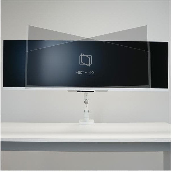 LC-Power Tischhalterung LC-EQ-A49W bis 20 kg – Weiss