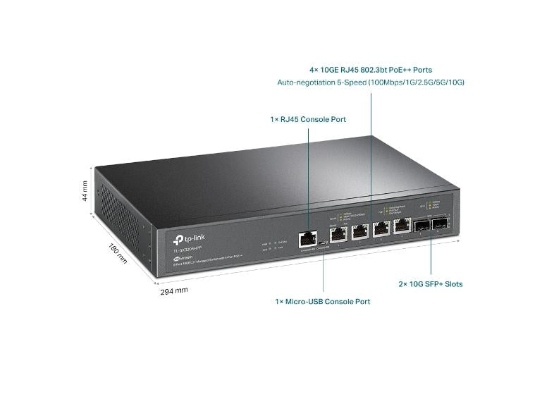 TP-Link PoE++ Switch TL-SX3206HPP 6 Port