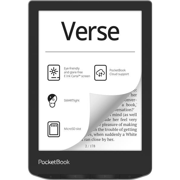 PocketBook E-Book Reader Verse Mist Grey