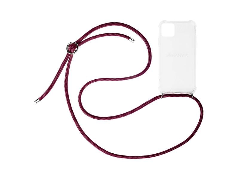 Urbany's Necklace Case iPhone 15 Pro Red Wine
