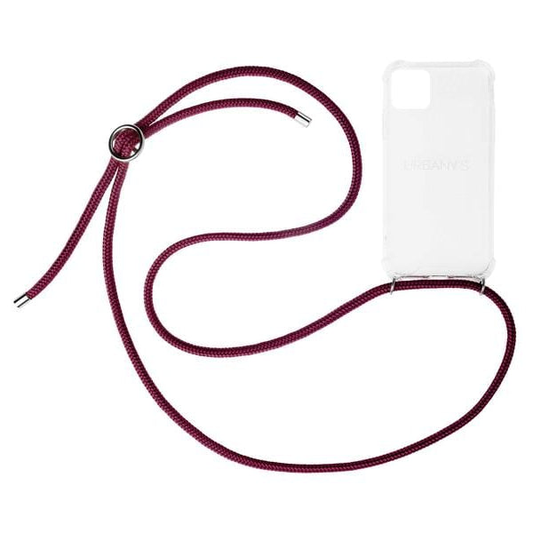 Urbany's Necklace Case iPhone 15 Pro Max Red Wine