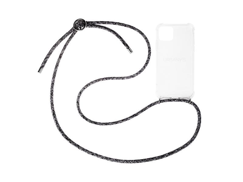 Urbany's Necklace Case iPhone 15 Pro Max Flashy Silver