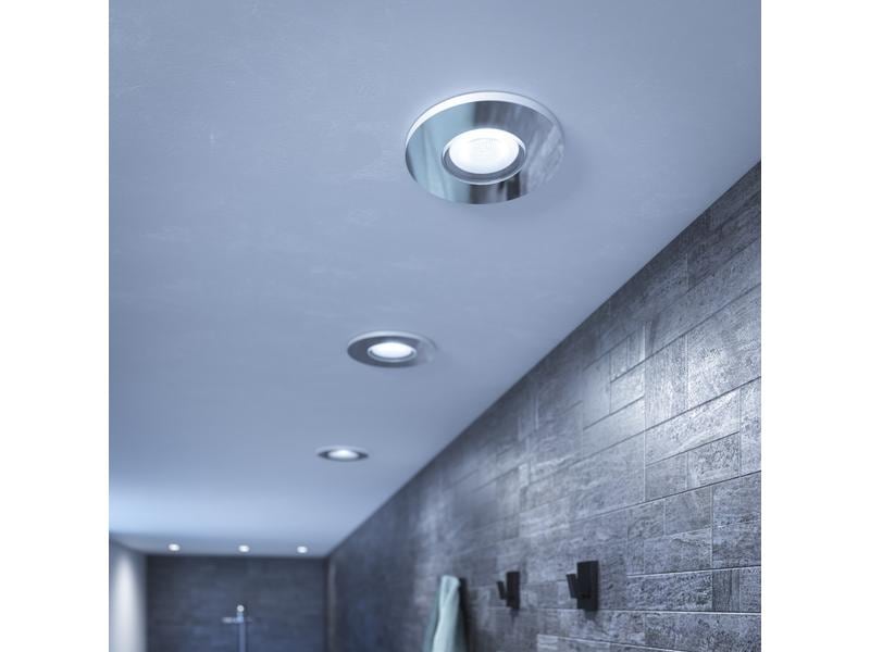 Philips Hue White Amb. Adore Deckenspots inkl. Dimmschalter Rund Silber