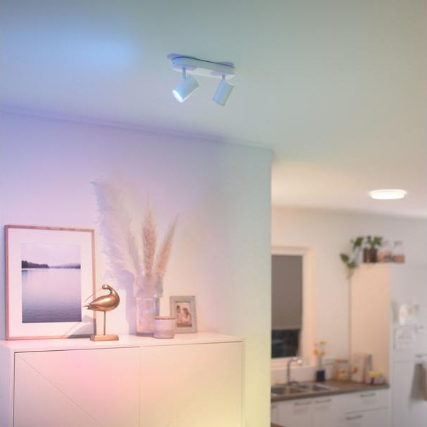 WiZ Aufbauspot IMAGEO, 2 x 5 W, Weiss, RGB