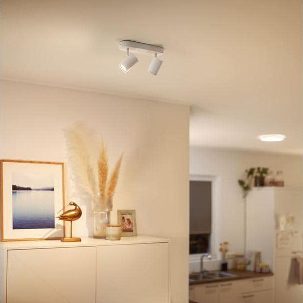 WiZ Aufbauspot IMAGEO, 2 x 5 W, Weiss, RGB