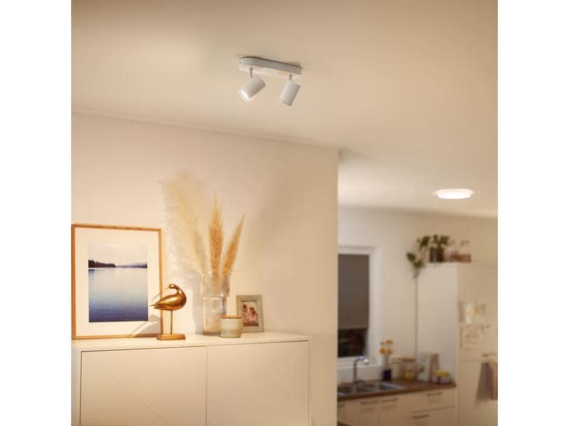 WiZ Aufbauspot IMAGEO, 2 x 5 W, Weiss, RGB