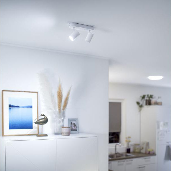 WiZ Aufbauspot IMAGEO, 2 x 5 W, Weiss, RGB