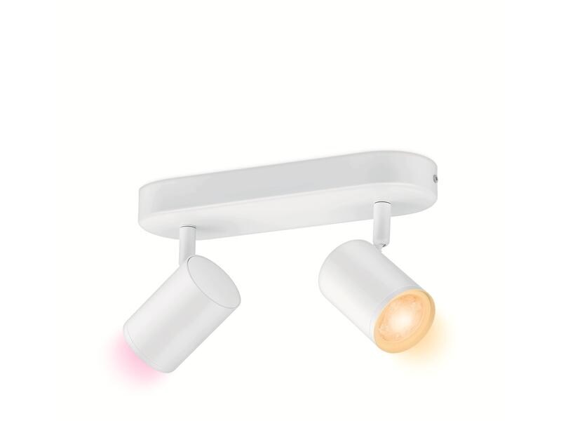 WiZ Aufbauspot IMAGEO, 2 x 5 W, Weiss, RGB