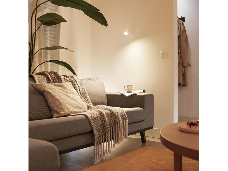 WiZ Aufbauspot IMAGEO, 1 x 5 W, Weiss, RGB