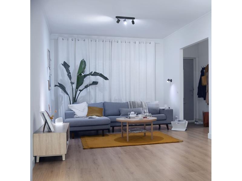 WiZ Aufbauspot IMAGEO, 3 x 5 W, Schwarz, BT