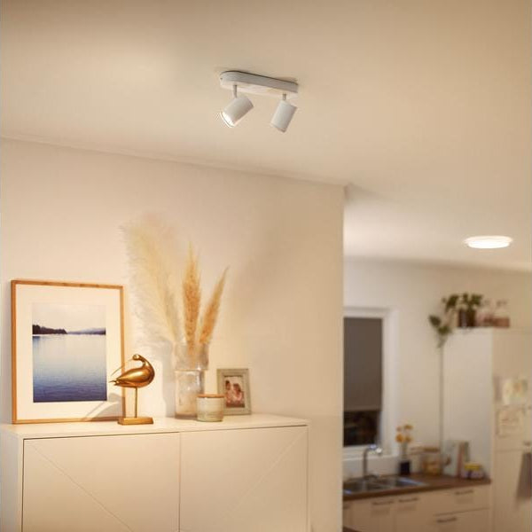 WiZ Aufbauspot IMAGEO, 2 x 5 W, Weiss, BT