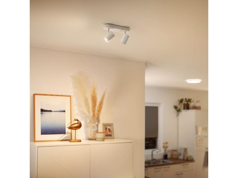 WiZ Aufbauspot IMAGEO, 2 x 5 W, Weiss, BT