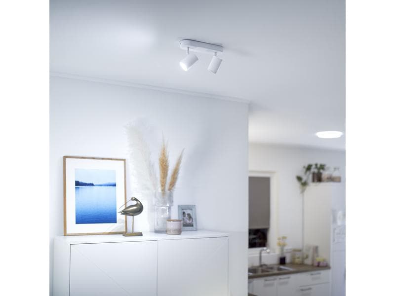 WiZ Aufbauspot IMAGEO, 2 x 5 W, Weiss, BT