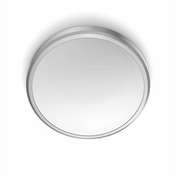 Philips Deckenleuchte Doris, 17W, 4000K, IP44, nickel